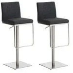 CLP Barhocker, Dunkelgrau, Metall, 42x86x44 cm, Esszimmer, Barm&ouml;bel, Barhocker