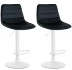 CLP Barhocker, Schwarz, Metall, 45x89x46 cm, Esszimmer, Barm&ouml;bel, Barhocker