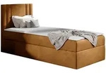 Mirjan24 Boxbett, Bronze, Holz, 100x200 cm, Schlafzimmer, Betten, Boxspringbetten