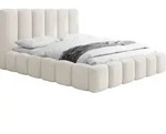 WFL Group Polsterbett, Creme, Kunststoff, 200x200 cm, Schlafzimmer, Betten,