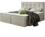 Mirjan24 Boxbett, Beige, Textil, Rechteckig, 160x200 cm, Schlafzimmer, Betten,