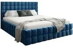 Mirjan24 Polsterbett, Blau, Textil, Rechteckig, 140x200 cm, Schlafzimmer, Betten,