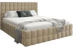 Mirjan24 Polsterbett, Hellbraun, Textil, Rechteckig, 160x200 cm, Schlafzimmer,