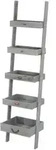 MCW Pflanzregal, Grau, Holz, 43x169x32 cm, Wohnzimmer, Regale, B&uuml;cherregale