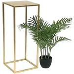 DanDiBo Blumenhocker, Gold, Metall, 28x70x28 cm, Wohnzimmer, Wohnzimmertische,