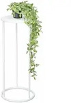 DanDiBo Blumenhocker, Wei&szlig;, Metall, 25x60x25 cm, Wohnzimmer, Wohnzimmertische,
