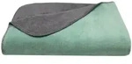 Zollner Kuscheldecke,, Hellgr&uuml;n, Naturmaterialien, 150x200 cm, Oeko-Tex&reg;,
