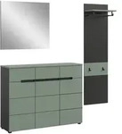 Livetastic Garderobe, Holzwerkstoff, 3-teilig, 180x190x37 cm, FSC Mix, Garderobe,