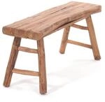 Design Delights Sitzbank, Natur, Holz, 93x44x33 cm, Esszimmer, B&auml;nke, Sitzb&auml;nke
