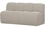 Livetastic Sitzbank Mojo, Beige, Kunststoff, 2-Sitzer, 164x83x73 cm, mit