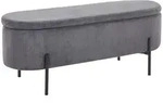 Livetastic Hockerbank, Grau, Metall, 110x44x40 cm, Esszimmer, B&auml;nke, Sitzb&auml;nke
