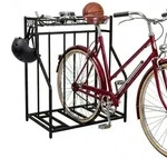 Relaxdays Fahrradst&auml;nder, Schwarz, Metall, Kunststoff, 91x103.5x55 cm, Freizeit,