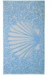 Vossen Strandt&uuml;cher, Blau, Textil, Grafikmuster, 100x180 cm, Badtextilien,