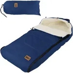 Joyz Babyschalen-Fusssack, Dunkelblau, Textil, 48x10x94 cm, Baby on Tour,