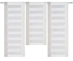 Esposa Kurzgardine Rivi, Braun, Taupe, Textil, Streifen, 30x80 cm, Textiles Vertrauen