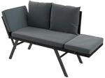 Juskys Gartenbank, Schwarz, Kunststoff, Gartenm&ouml;bel, Gartenm&ouml;bel-Sets