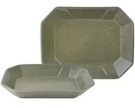 Creatable Sch&uuml;sselset Streat Food, Gr&uuml;n, Keramik, 2-teilig, 22x17 cm,
