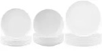 Seltmann Weiden Teller-Set, Wei&szlig;, Keramik, 18-teilig, Rund, 2x2x2 cm, Essen &