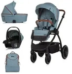 Chipolino Kombikinderwagen, Blau, Metall, 59x123x85 cm, male, Baby on Tour,