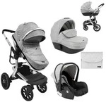 Kikka boo Kombikinderwagen, Grau, Metall, 62x103x60 cm, unisex, Baby on Tour,