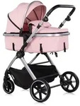 Chipolino Kinderwagen, Rosa, Metall, 65x104x75 cm, female, Federung, Baby on Tour,
