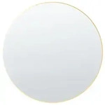 Beliani Wandspiegel, Gold, Glas, Rund, 80x3x80 cm, Spiegel, Wandspiegel