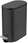 Wenko Treteimer Collungo, Schwarz, Kunststoff, 5 L, 14x28.5x29 cm, K&uuml;chen,