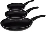 5five Simply Smart Pfannenset, Schwarz, Metall, Kochen, Pfannen