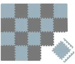 Littletom Spielmatte, Grau, Kunststoff, Rechteckig, 30x30 cm, waschbar, Teppiche &