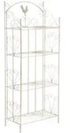 CLP Standregal, Perlmutt, Metall, 61.5x153x33 cm, Wohnzimmer, Regale, B&uuml;cherregale