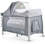 Cangaroo Reisebett, Grau, Kunststoff, 60x120 cm, Babym&ouml;bel, Babybetten, Reisebetten