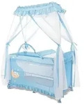 Lorelli Reisebett, Blau, Kunststoff, 60x120 cm, Babym&ouml;bel, Babybetten, Reisebetten