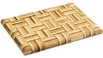 Kesper Schneidebrett, Dunkelbraun, Hellbraun, Naturmaterialien, 25x3.5x35 cm, FSC