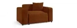 Fun M&ouml;bel Sessel, Rotbraun, Textil, 145x75x98 cm, Wohnzimmer, Sessel, Polstersessel