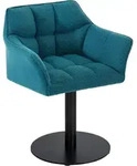 CLP Sessel, T&uuml;rkis, Metall, 64x75x48 cm, Wohnzimmer, Sessel, Polstersessel