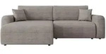 Mirjan24 Ecksofa, Grau, Kunststoff, 5-Sitzer, L-Form,L-Form, 245x145 cm, Wohnzimmer,
