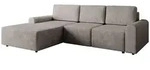 Mirjan24 Ecksofa, Grau, Kunststoff, 5-Sitzer, L-Form,L-Form, 258x168 cm, Wohnzimmer,