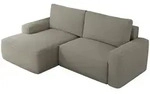MKS Ecksofa, Hellgrau, Textil, 3-Sitzer, L-Form,L-Form, 233x144 cm, Oeko-Tex&reg;,