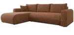 Mirjan24 Ecksofa, Bronze, Textil, 5-Sitzer, L-Form,L-Form, 252x158 cm, Wohnzimmer,