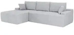 Juskys Sofa, Hellgrau, Textil, 250x155 cm, Wohnzimmer, Sofas & Couches,