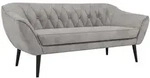 MKS 3-Sitzer-Sofa, Hellgrau, Holzwerkstoff, Rechteckig, 180x75x74 cm, Oeko-Tex&reg;,