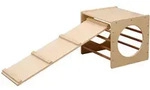 Home Deluxe Kletterw&uuml;rfel, Natur, Holz, 52x60x52 cm, Spielzeug, Kinderspielzeug,
