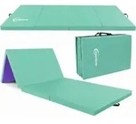 eyepower Gymnastikmatte, Mintgr&uuml;n, Kunststoff, Rechteckig, 60x180 cm, Freizeit,