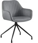CLP Esszimmerstuhl, Dunkelgrau, Metall, 58x81x58 cm, Esszimmer, St&uuml;hle,