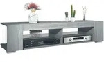 Vladon Lowboard, Anthrazit, Holzwerkstoff, 134.5x30.5x38.5 cm, Wohnzimmer,