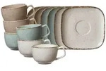 Ritzenhoff Breker Kaffeetassen, Mehrfarbig, Keramik, 0.2 L, 13.5x9x13.5 cm, Kaffee &