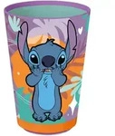 Disney Becher Stitch, T&uuml;rkis, Kunststoff, 0,47 ml, 9.3x12.3x9.3 cm, Kaffee & Tee,