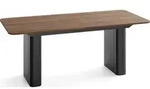 WFL Group Esstisch, Walnuss, Metall, 14-Sitzer, Rechteckig,Rechteckig, 296x76x90 cm,