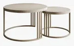 Lookway Couchtisch, Kaschmir, Holzwerkstoff, 70x49x70 cm, Wohnzimmer,