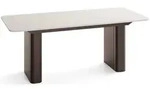 WFL Group Esstisch, Kaschmir, Metall, 14-Sitzer, Rechteckig,Rechteckig, 296x76x90 cm,